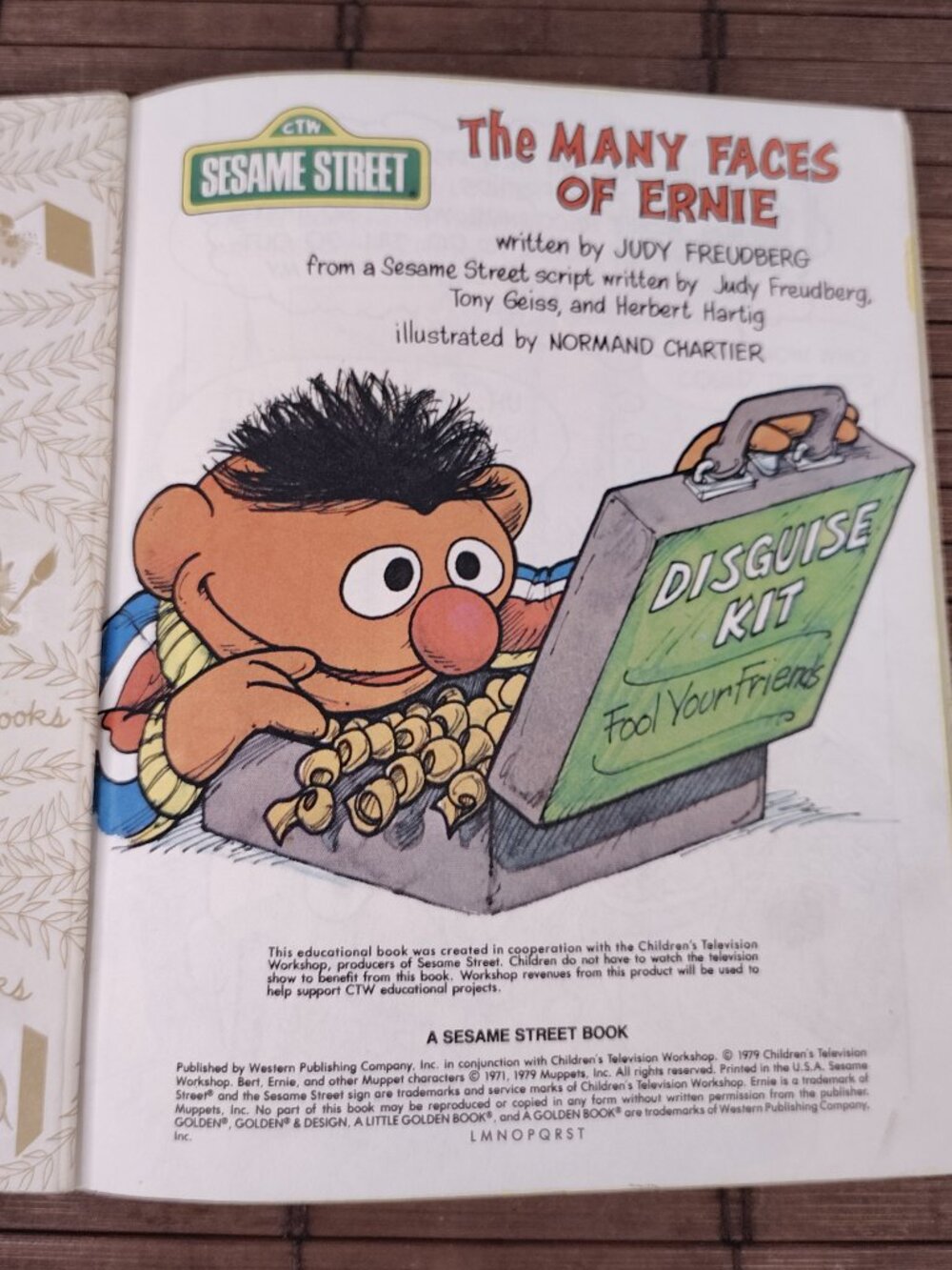 Lot Of 3 Vintage Sesame Street Little Golden Books Ernie Grover I Think That It - Picture 11 of 13